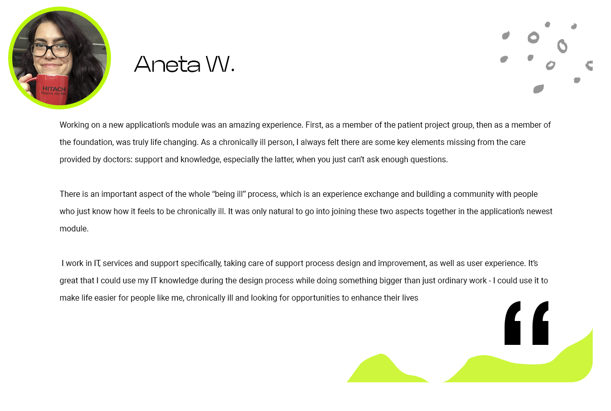 Aneta W. project review quote