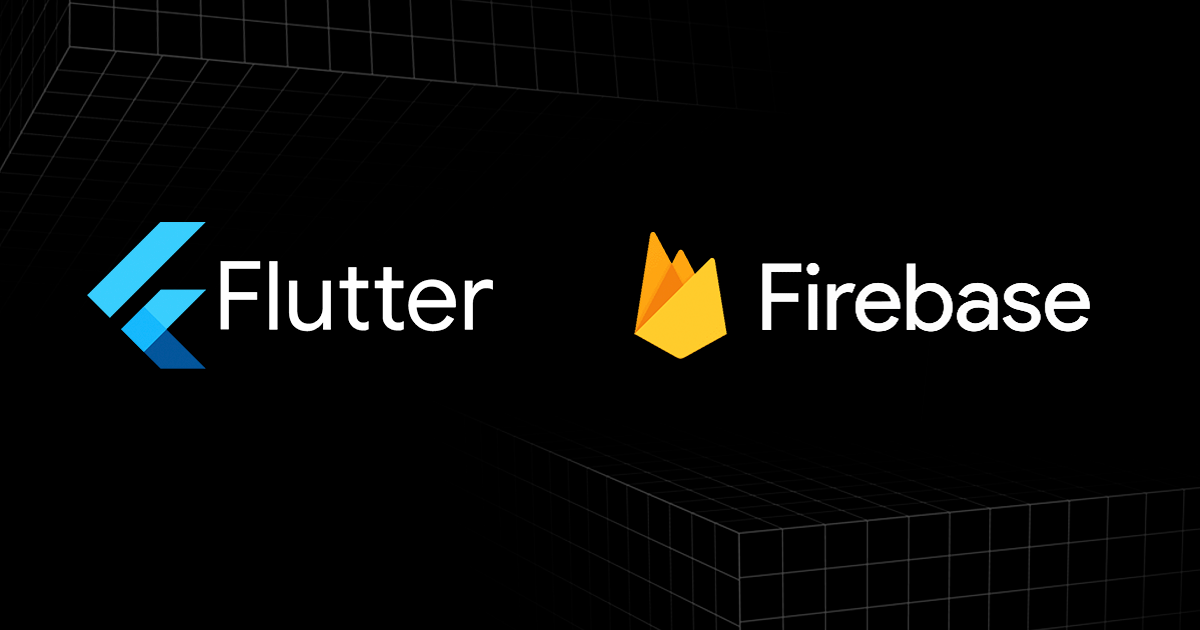 Flutter & Firebase logos